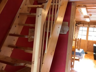 Apartment Type 3 wooden staircase – Sotra Rorbusenter